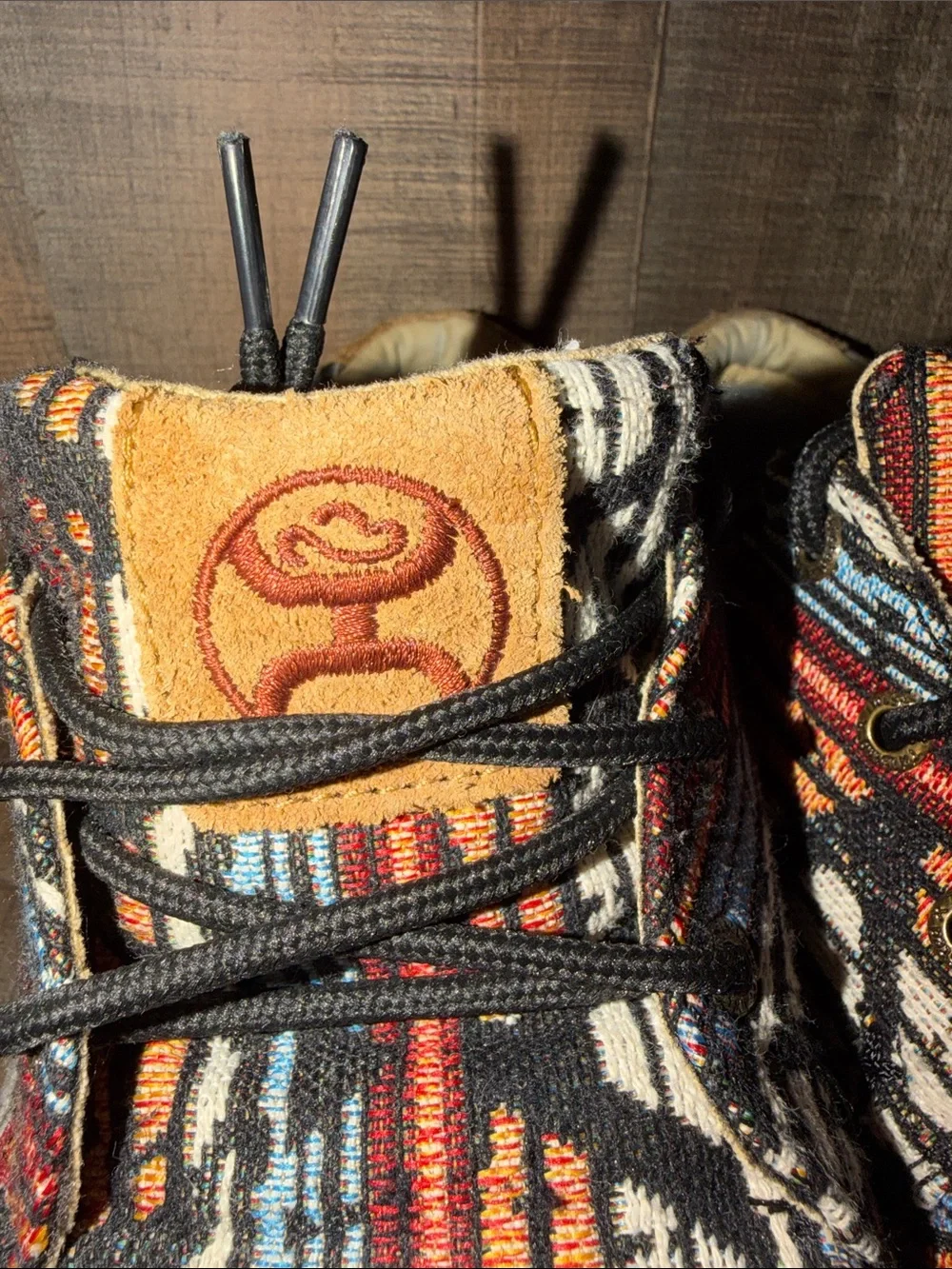 Twisted X Hooey style Aztec-Pattern Low-Top Sneakers size 12